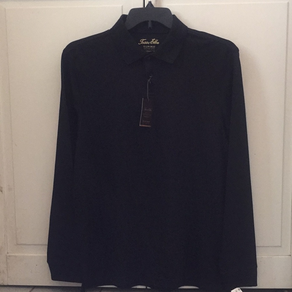 Brand New with tags luxe men’s long sleeved polo!